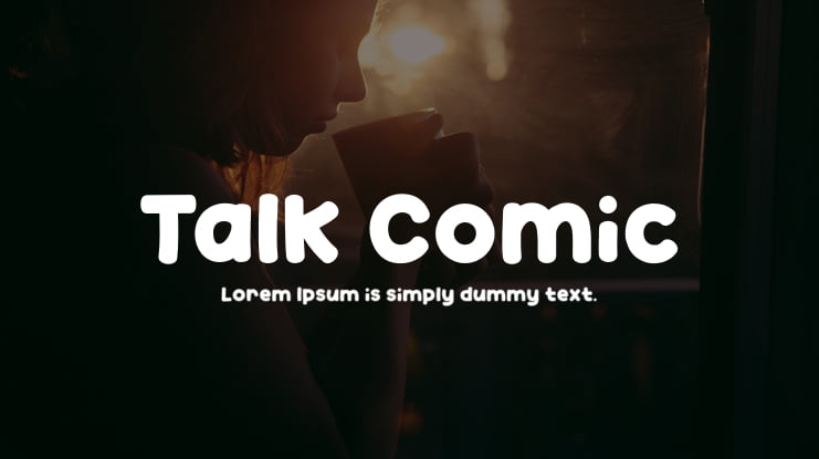 Talk Comic Font