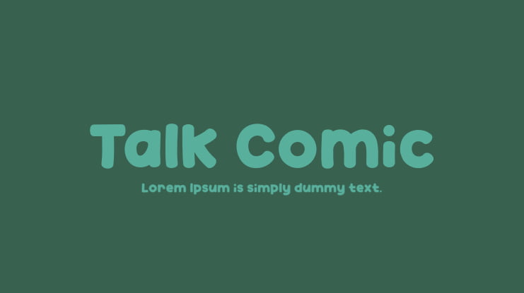 Talk Comic Font