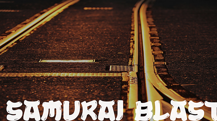 Samurai Blast Font