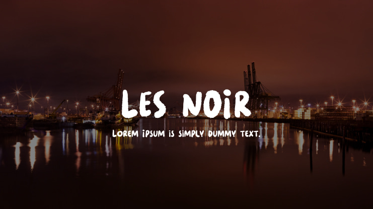 LES NOIR Font
