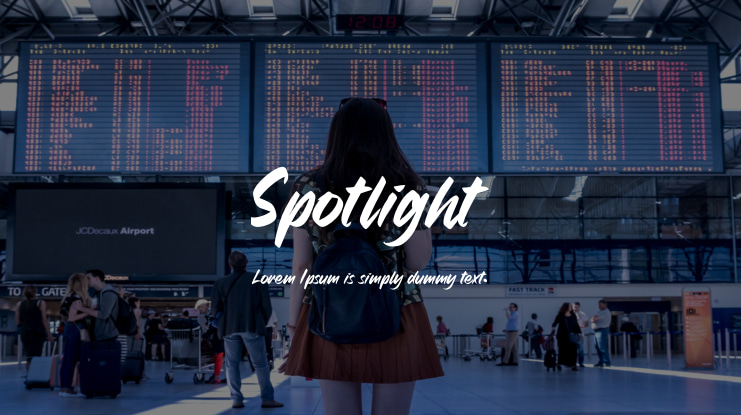 Spotlight Font