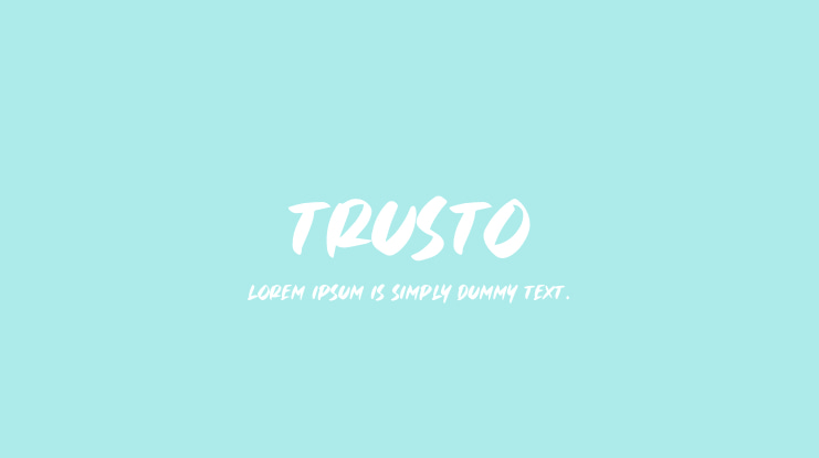 Trusto Font