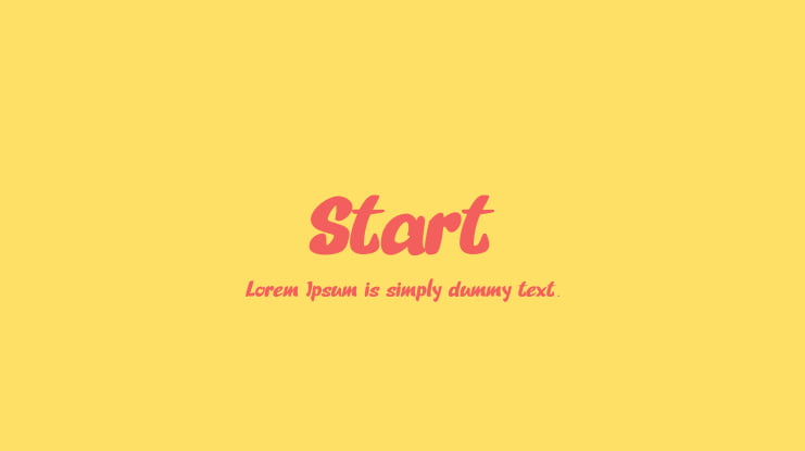 Start Font