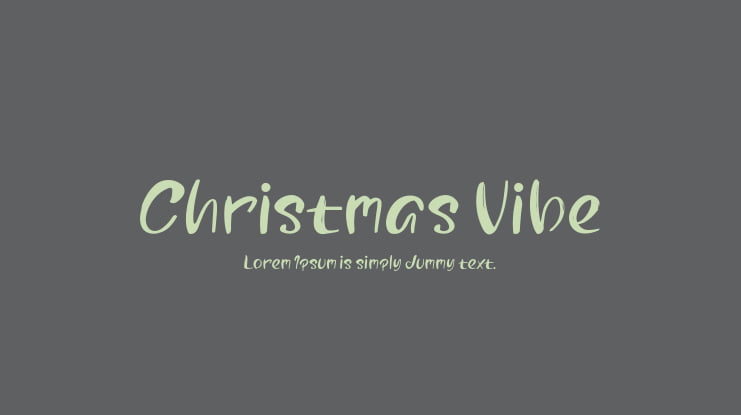 Christmas Vibe Font