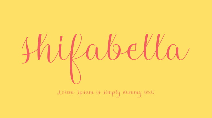 shifabella Font