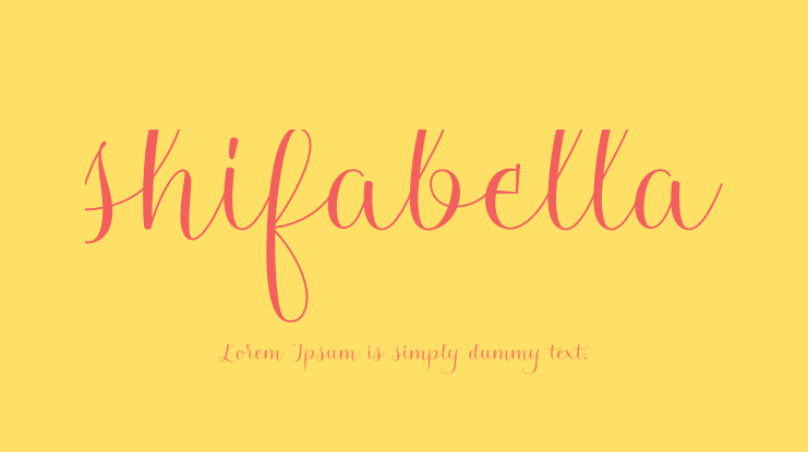 shifabella Font