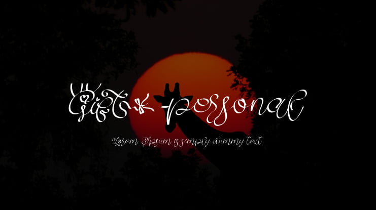 Gift-personal Font