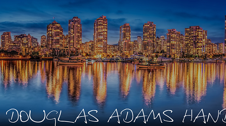 Douglas Adams Hand Font