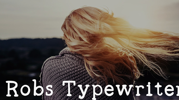 Robs Typewriter Font