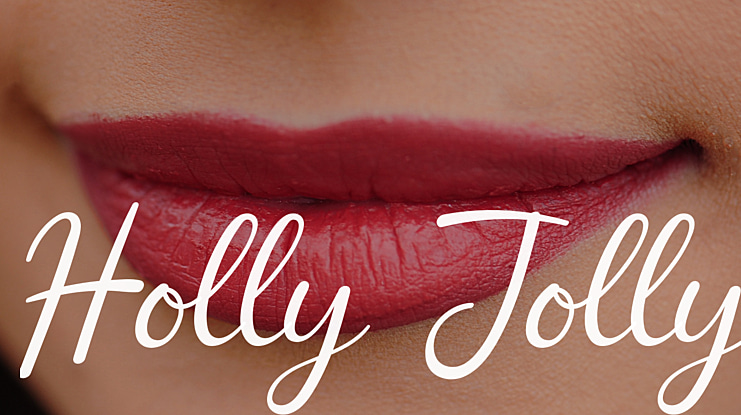 Holly Jolly Font