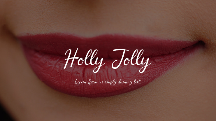 Holly Jolly Font