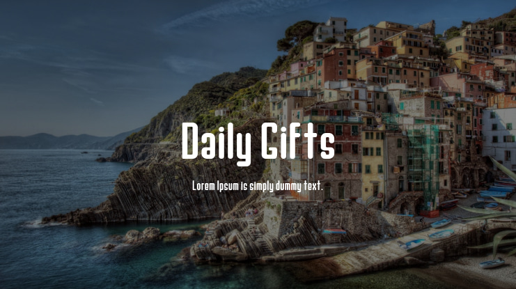 Daily Gifts Font Family