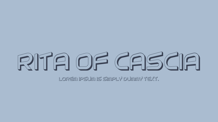 Rita of Cascia Font