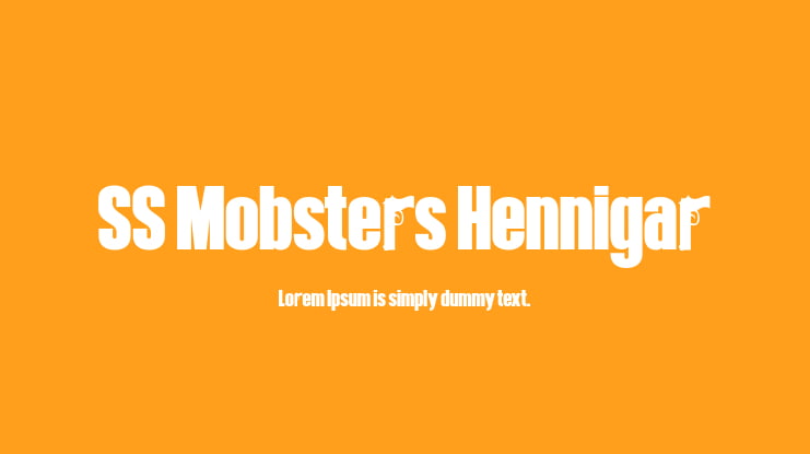 SS Mobsters Hennigar Font