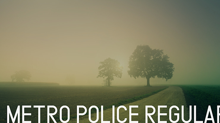 METRO POLICE Font Family