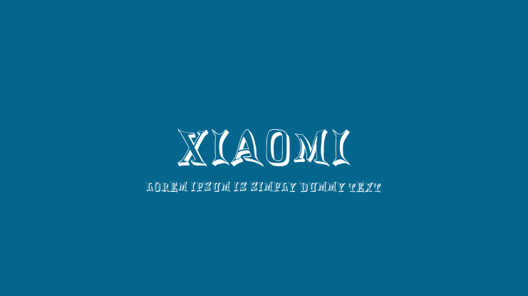 Xiaomi Font