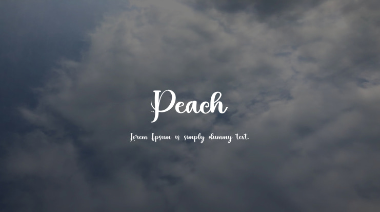 Peach Font