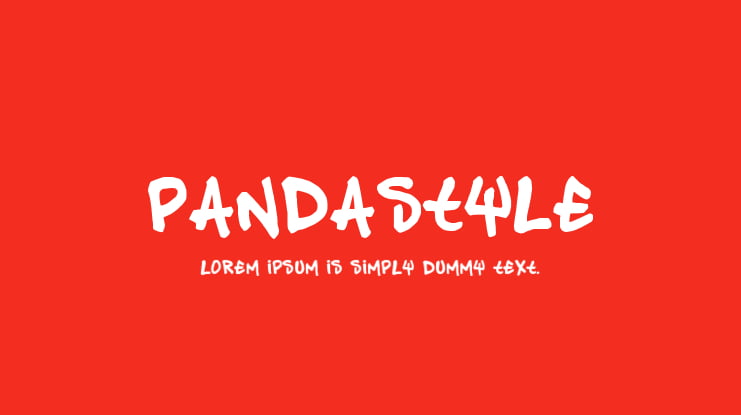 Pandastyle Font