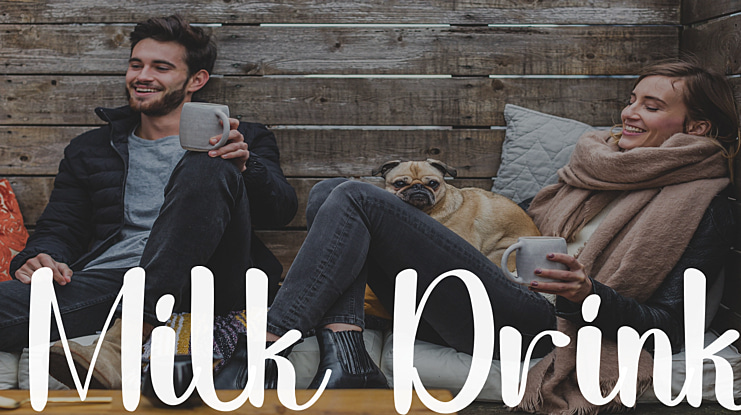 Milk Drink Font