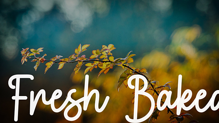 Fresh Baked Font