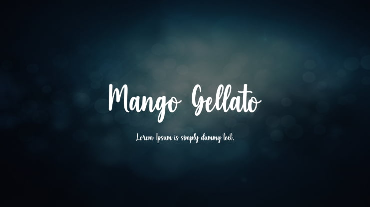 Mango Gellato Font