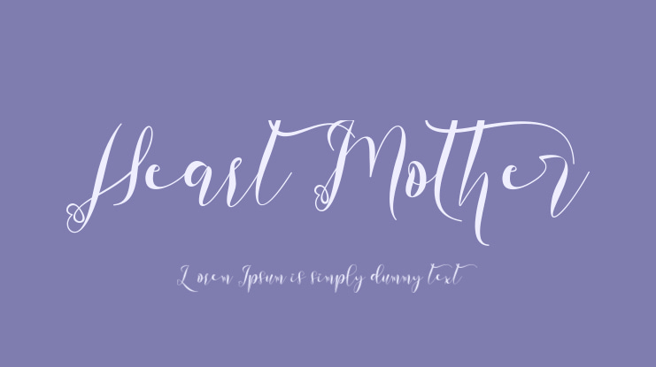 Heart Mother Font