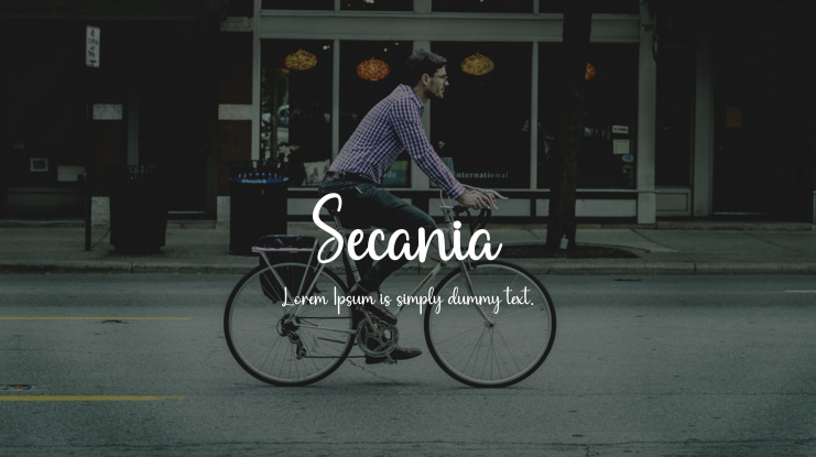 Secania Font
