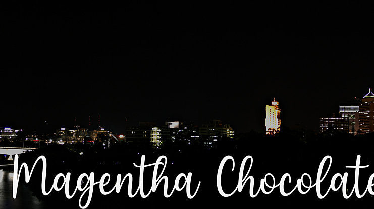 Magentha Chocolate Font