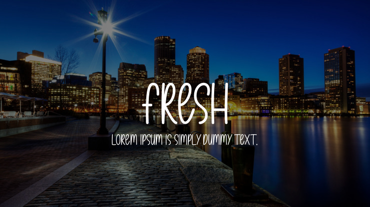 FRESH Font