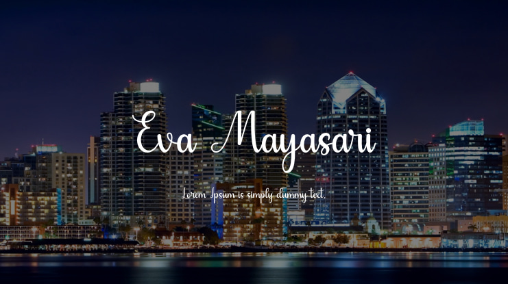 Eva Mayasari Font