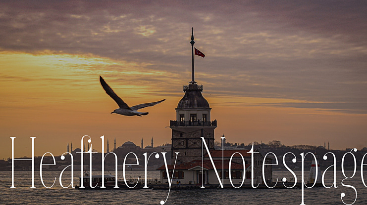 Heafthery Notespage Font