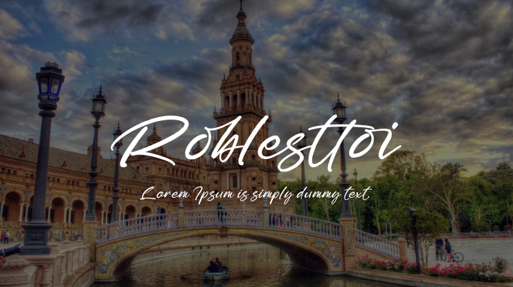 Roblesttoi Font