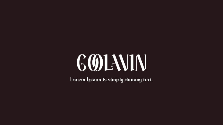 Goolavin Font