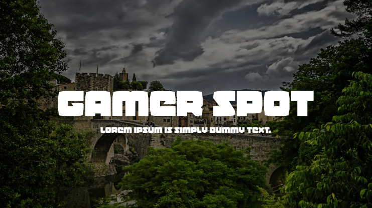 Gamer Spot Font Family