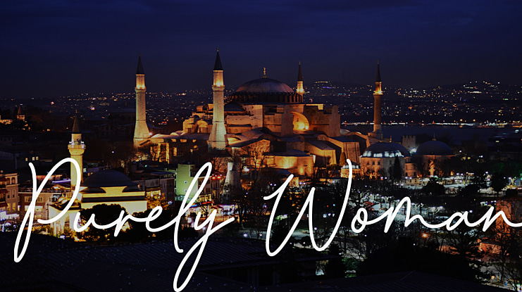 Purely Woman Font