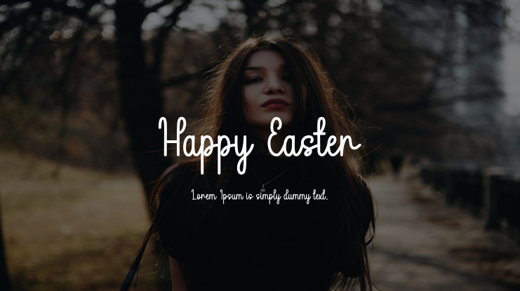 Happy Easter Font
