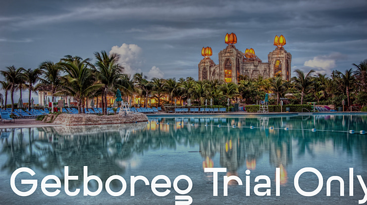 Getboreg Trial Only Font