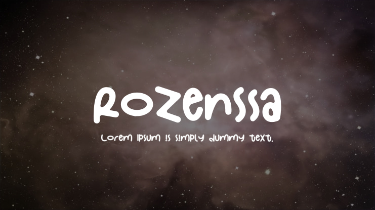 Rozenssa Font