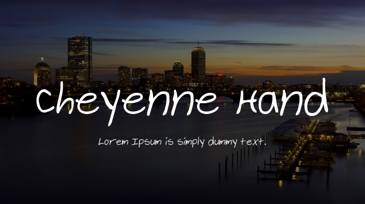 Cheyenne Hand Font Family