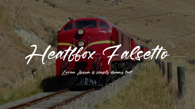 Heatffox Falsetto Font