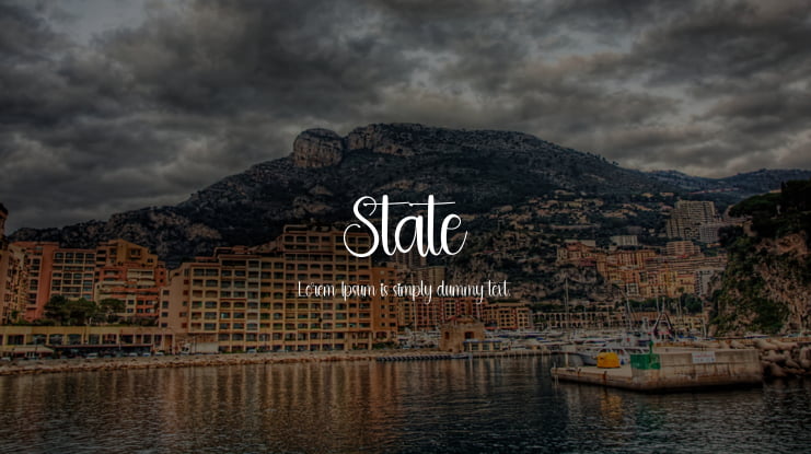 State Font