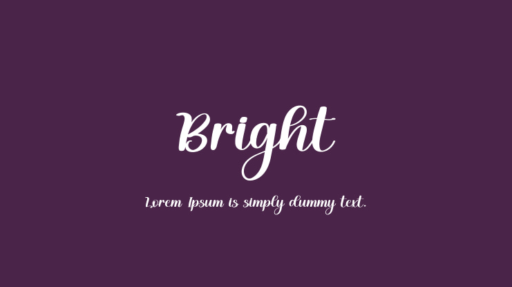 Bright Font