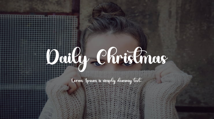 Daily Christmas Font