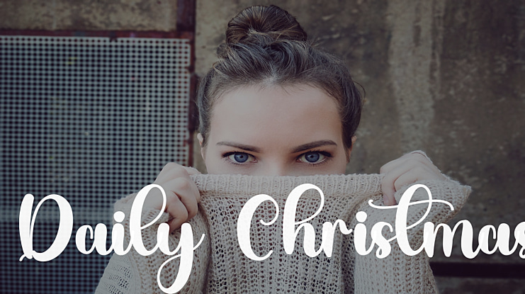 Daily Christmas Font