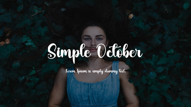 Simple October Font