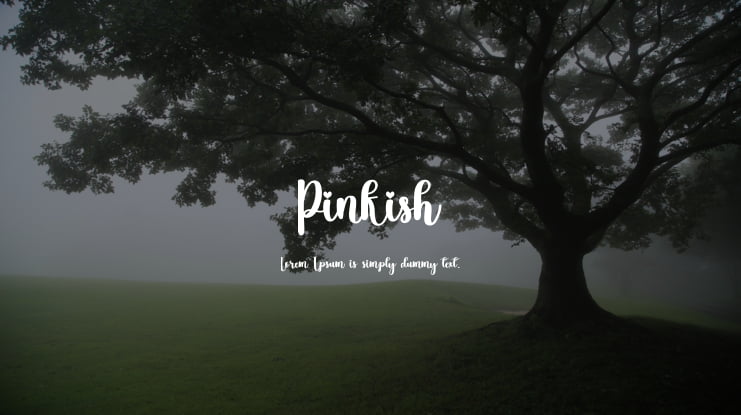 Pinkish Font