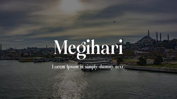 Megihari Font