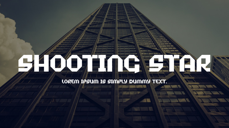 Shooting Star Font
