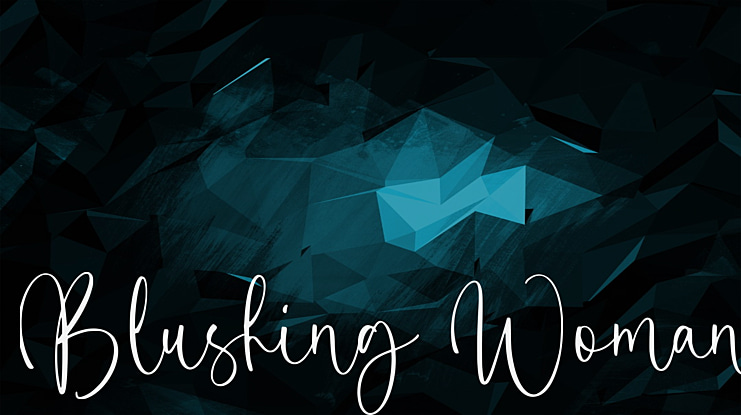 Blushing Woman Font