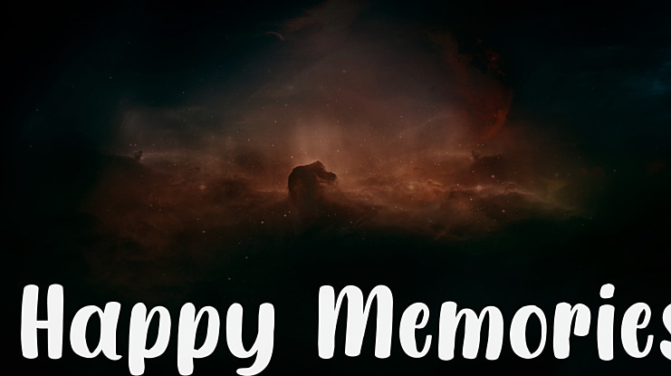 Happy Memories Font